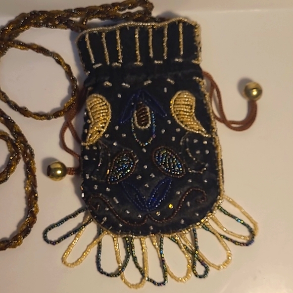 Vintage Beaded Evening Bag - Picture 2 of 9